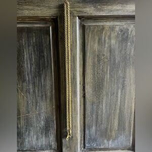 Clare V thick chain brass shoulder strap